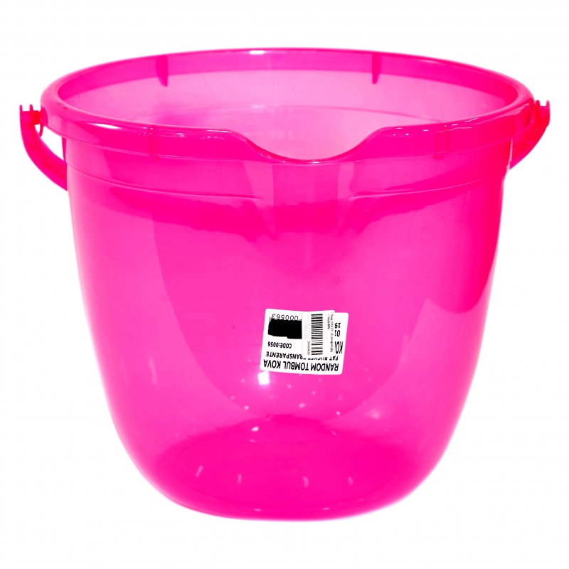 Դույլ VIOLET 12լ Թափանցիկ + Գուն 0056 2